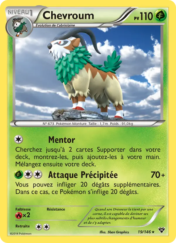 Chevroum — carte 19 de l’extension XY