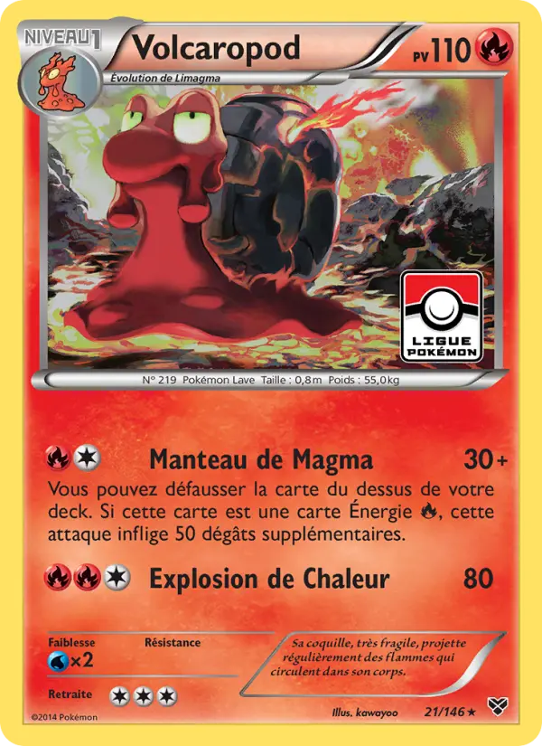 Volcaropod — carte 21 de l’extension XY