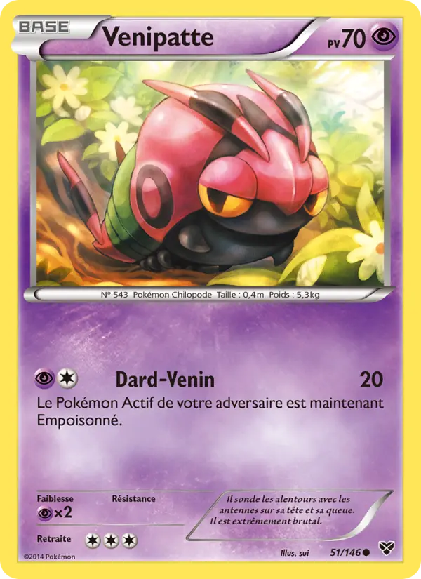 Venipatte — carte 51 de l’extension XY