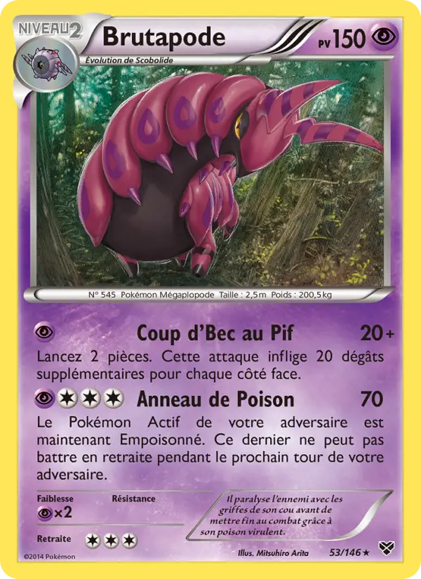 Brutapode — carte 53 de l’extension XY