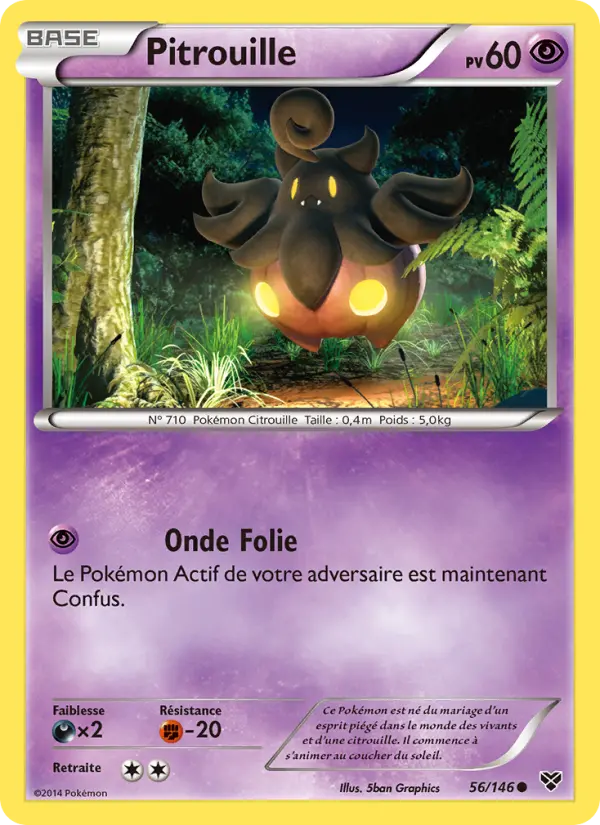 Pitrouille — carte 56 de l’extension XY