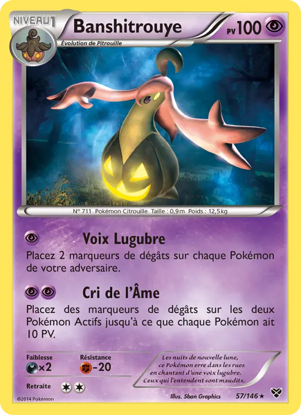 Banshitrouye — carte 57 de l’extension XY