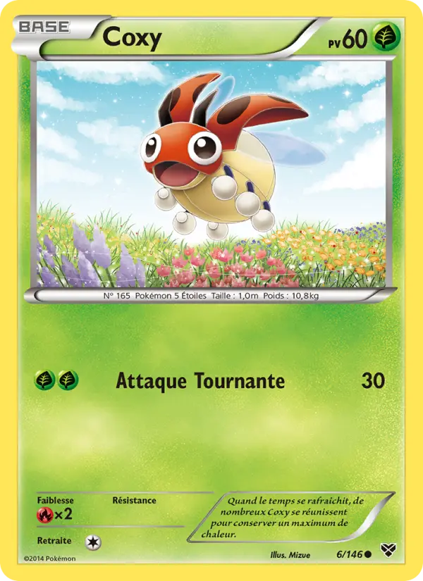 Coxy — carte 6 de l’extension XY