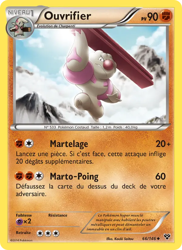 Ouvrifier — carte 66 de l’extension XY