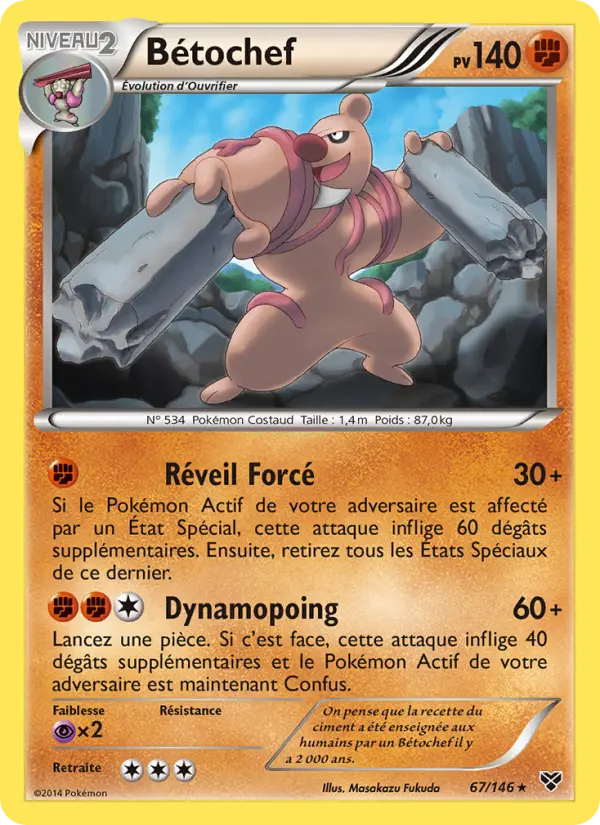 Bétochef — carte 67 de l’extension XY