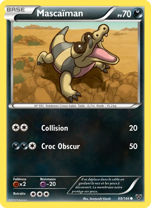 Mascaïman — carte 69 de l’extension XY