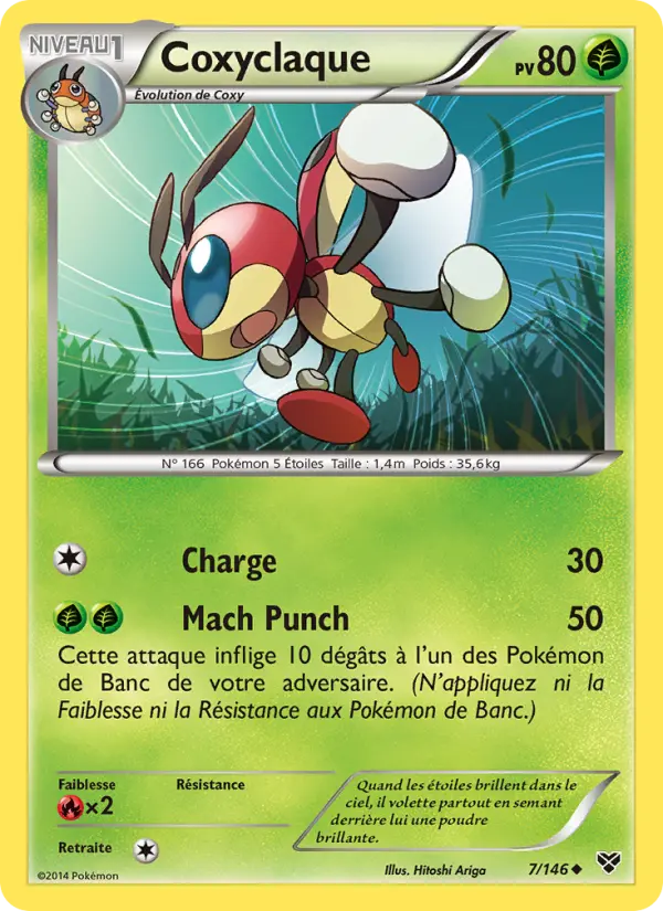 Coxyclaque — carte 7 de l’extension XY
