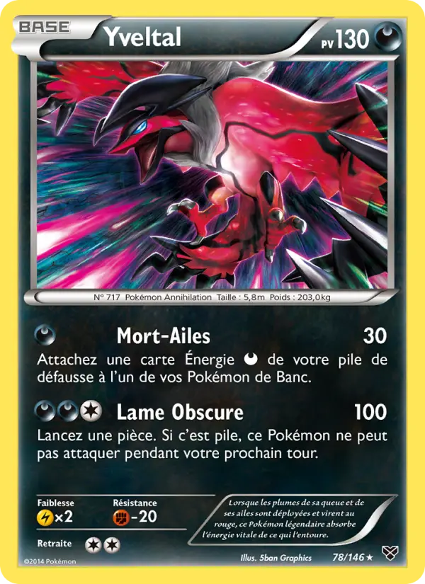 Yveltal — carte 78 de l’extension XY
