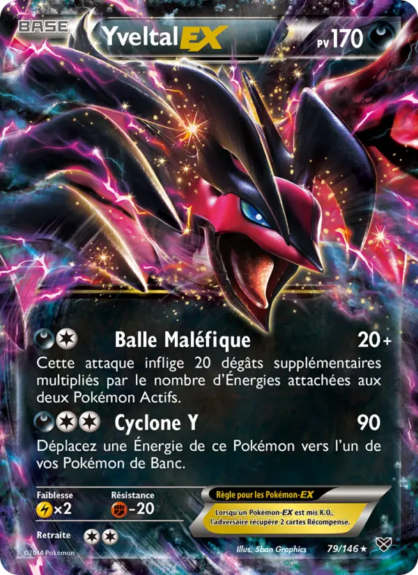 Yveltal EX — carte 79 de l’extension XY