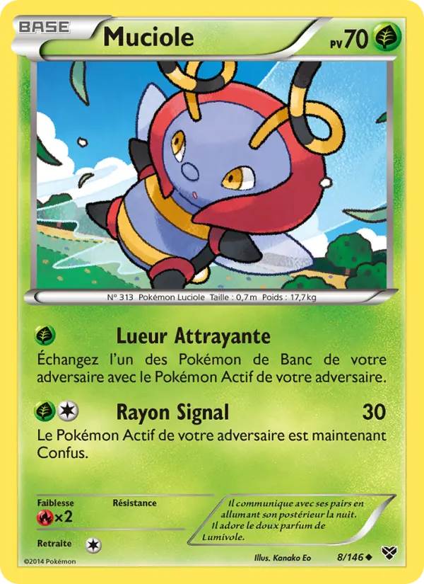 Muciole — carte 8 de l’extension XY