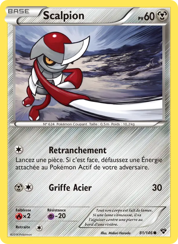 Scalpion — carte 81 de l’extension XY