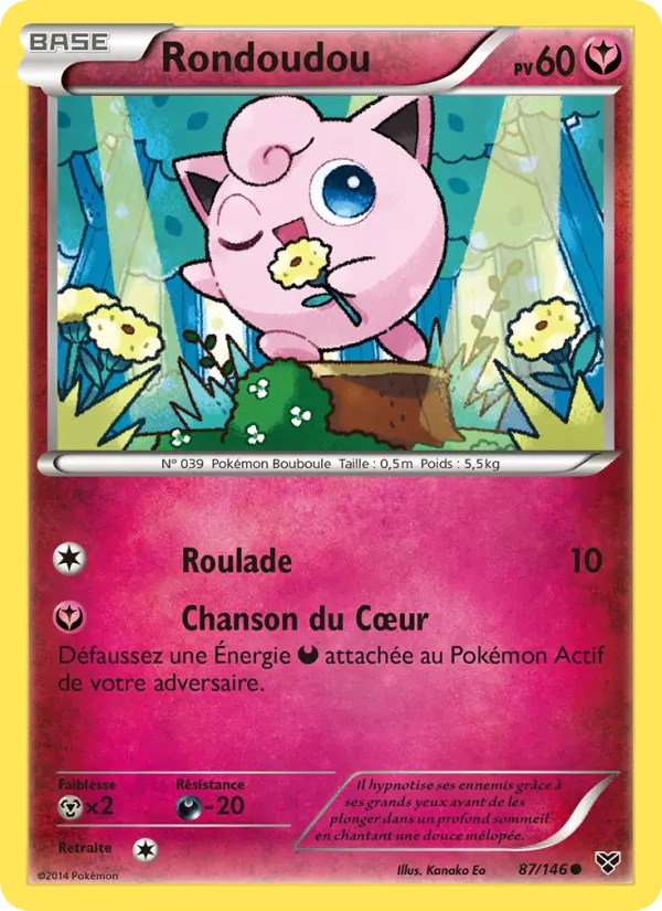 Rondoudou — carte 87 de l’extension XY