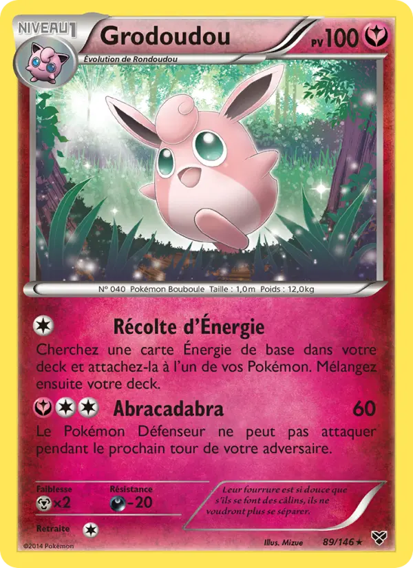 Grodoudou — carte 89 de l’extension XY