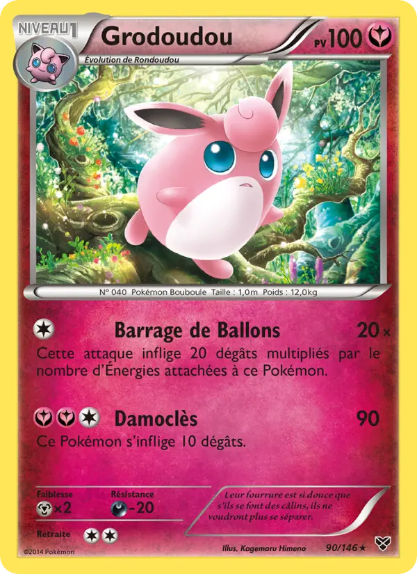 Grodoudou — carte 90 de l’extension XY