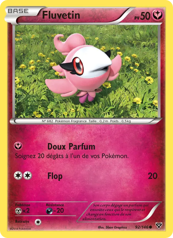 Fluvetin — carte 92 de l’extension XY
