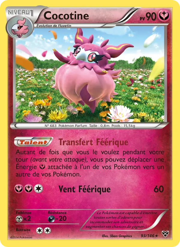 Cocotine — carte 93 de l’extension XY