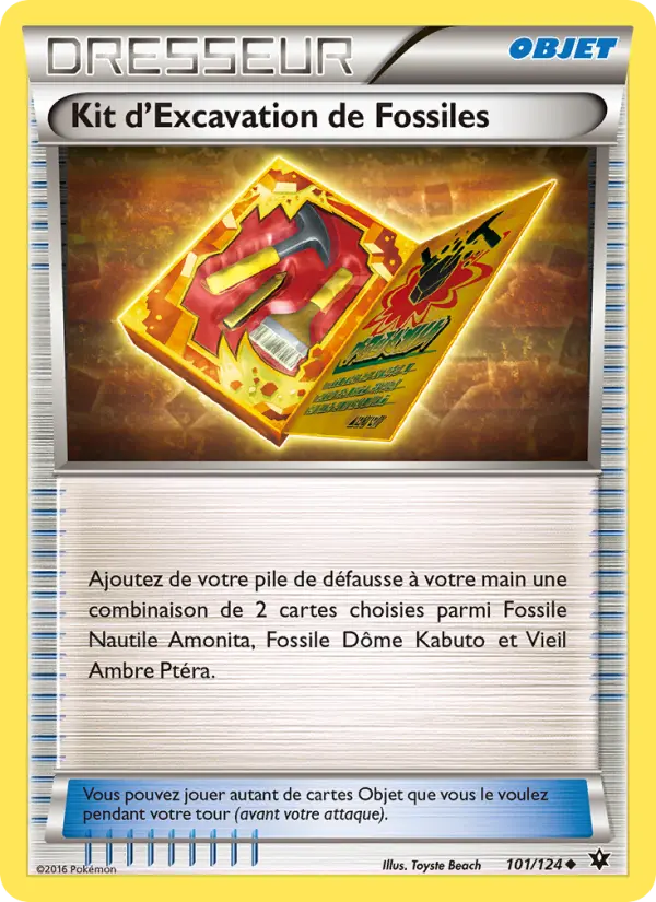 Kit d'Excavation de Fossiles — carte 101 de l’extension Impact des Destins