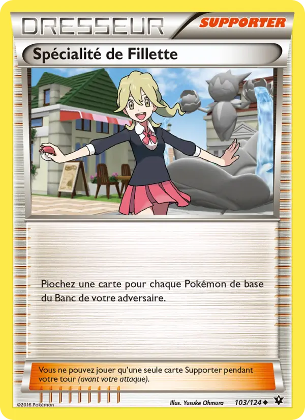 Spécialité de Fillette — carte 103 de l’extension Impact des Destins