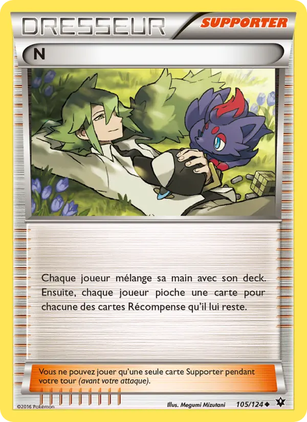 N — carte 105 de l’extension Impact des Destins