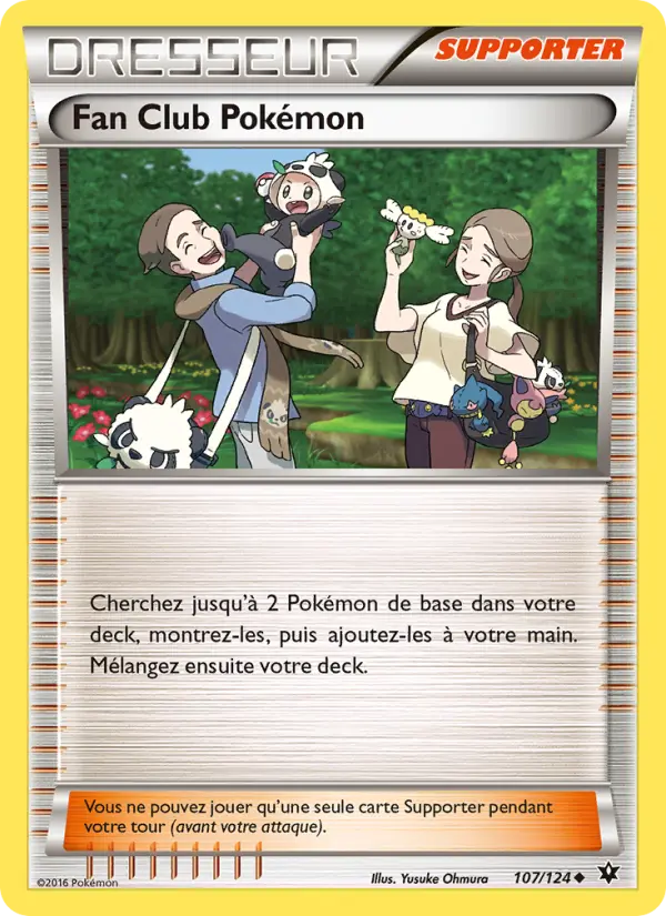 Fan Club Pokémon — carte 107 de l’extension Impact des Destins