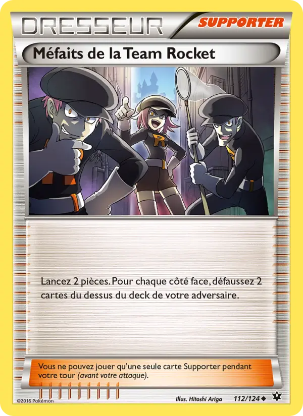 Méfaits de la Team Rocket — carte 112 de l’extension Impact des Destins