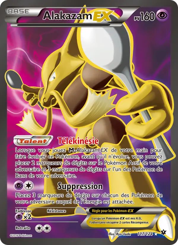 Alakazam EX — carte 117 de l’extension Impact des Destins