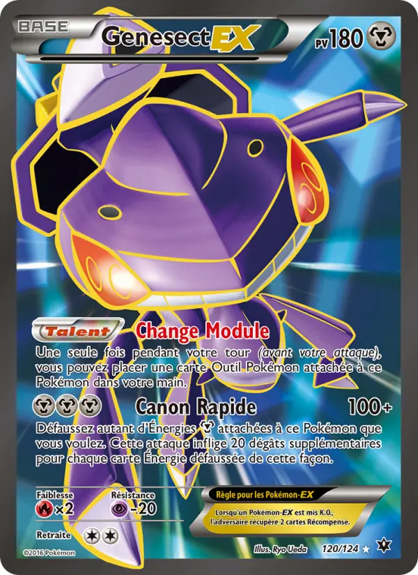 Genesect EX — carte 120 de l’extension Impact des Destins