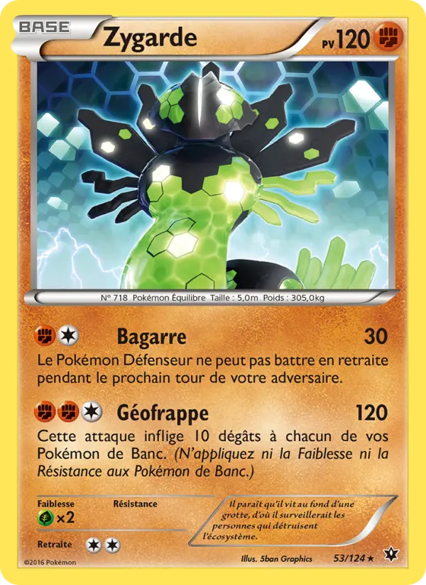 Zygarde — carte 53 de l’extension Impact des Destins