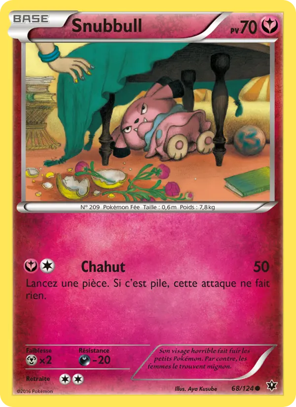 Snubbull — carte 68 de l’extension Impact des Destins