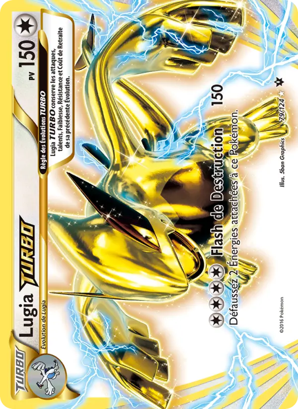 Lugia TURBO — carte 79 de l’extension Impact des Destins