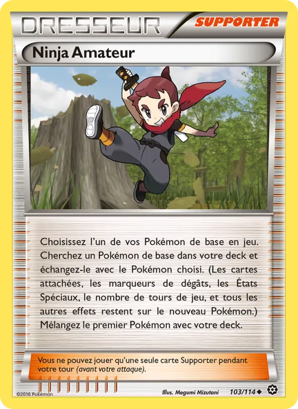 Ninja Amateur — carte 103 de l’extension Offensive Vapeur