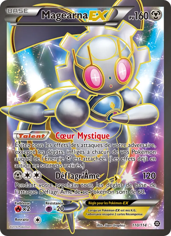 Magearna EX — carte 110 de l’extension Offensive Vapeur