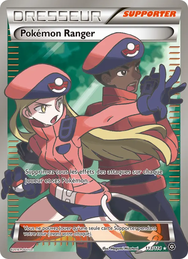 Pokémon Ranger — carte 113 de l’extension Offensive Vapeur