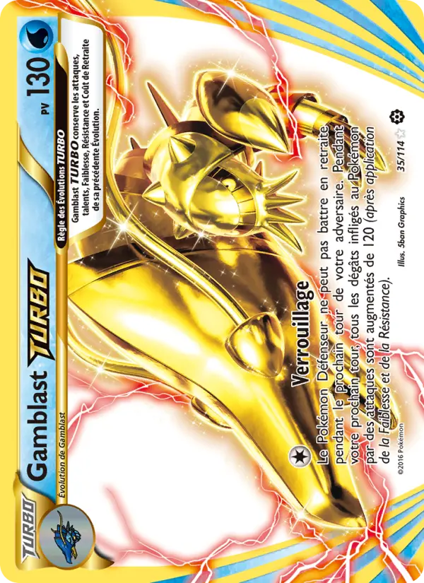 Gamblast TURBO — carte 35 de l’extension Offensive Vapeur