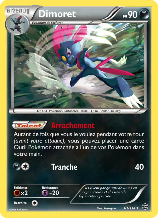 Dimoret — carte 61 de l’extension Offensive Vapeur