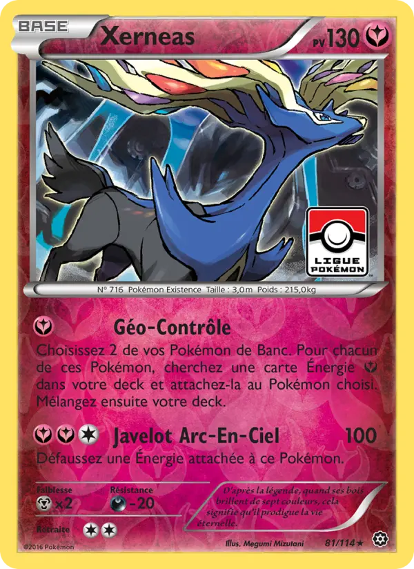 Xerneas — carte 81 de l’extension Offensive Vapeur