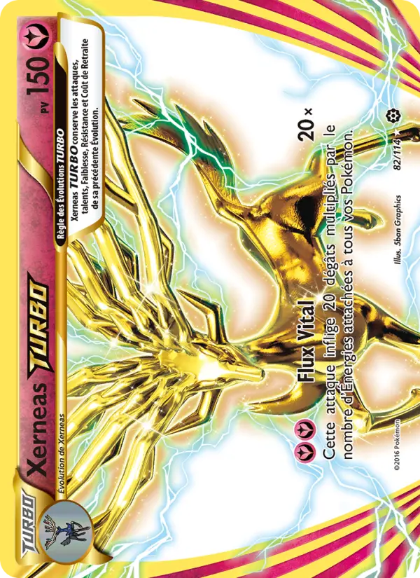 Xerneas TURBO — carte 82 de l’extension Offensive Vapeur