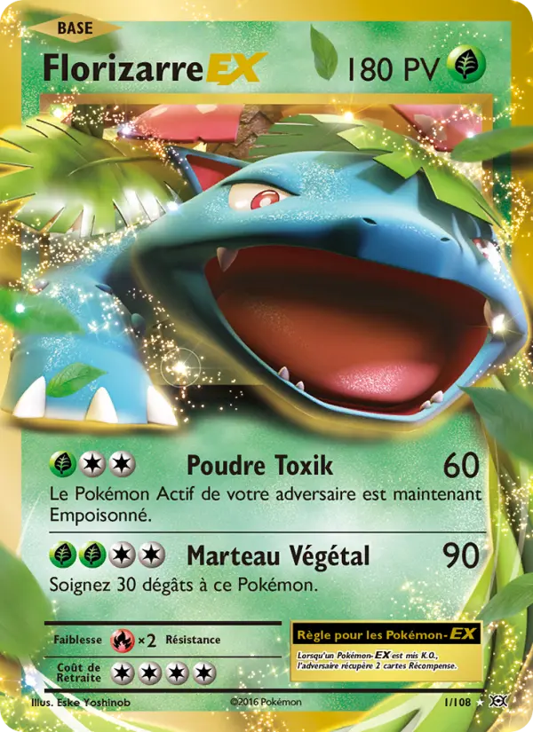 Florizarre EX — carte 1 de l’extension Évolutions