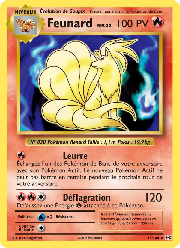 Feunard — carte 15 de l’extension Évolutions