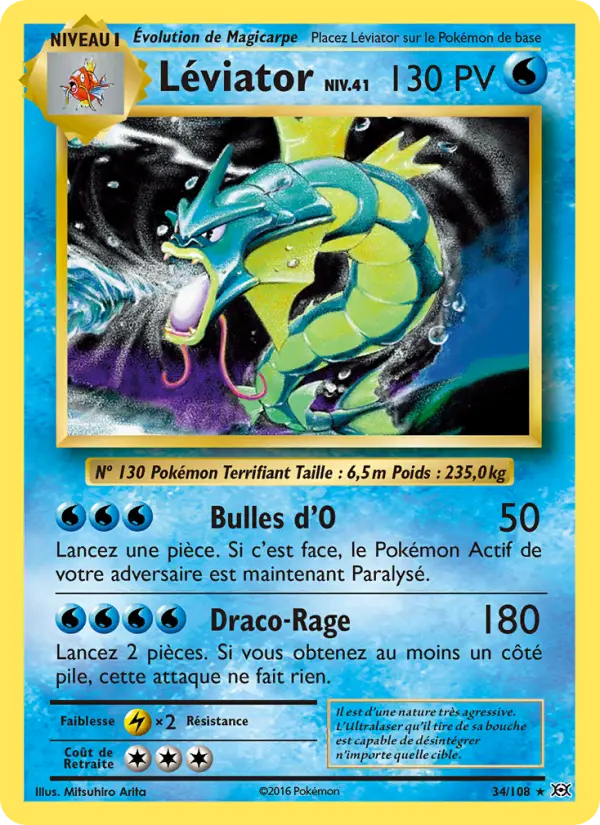 Léviator — carte 34 de l’extension Évolutions