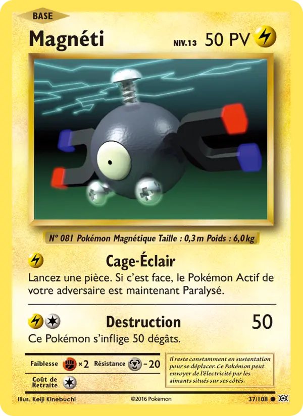 Magnéti — carte 37 de l’extension Évolutions