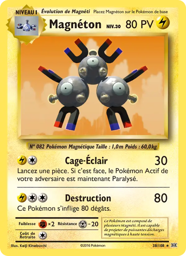Magnéton — carte 38 de l’extension Évolutions