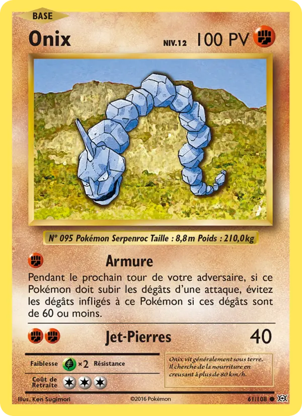 Onix — carte 61 de l’extension Évolutions