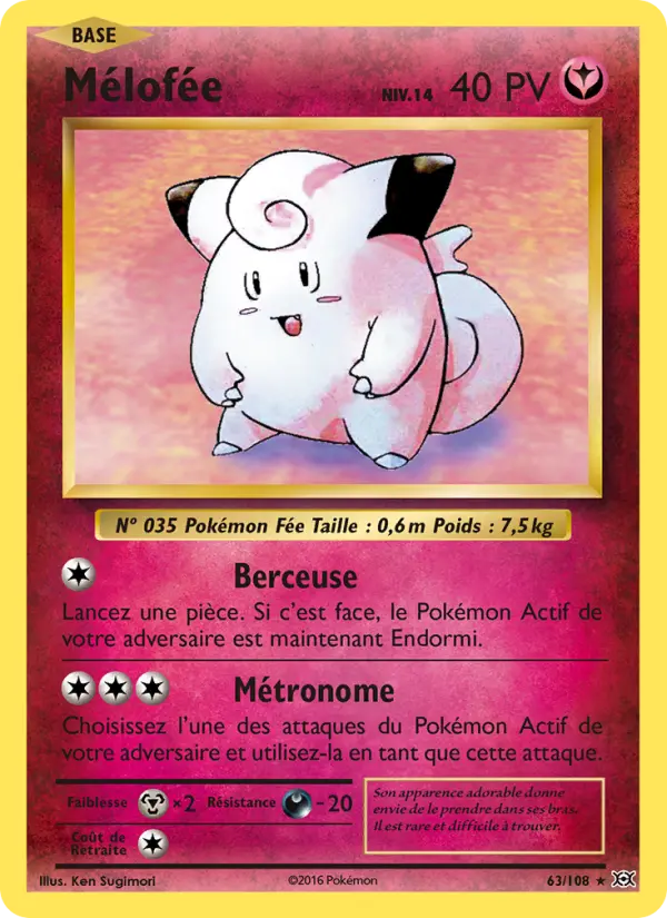 Mélofée — carte 63 de l’extension Évolutions