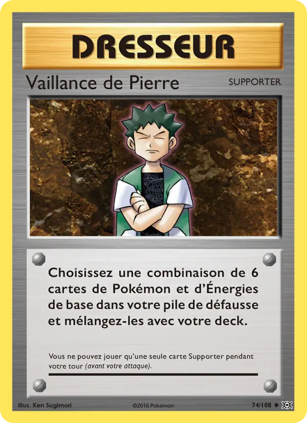 Vaillance de Pierre — carte 74 de l’extension Évolutions
