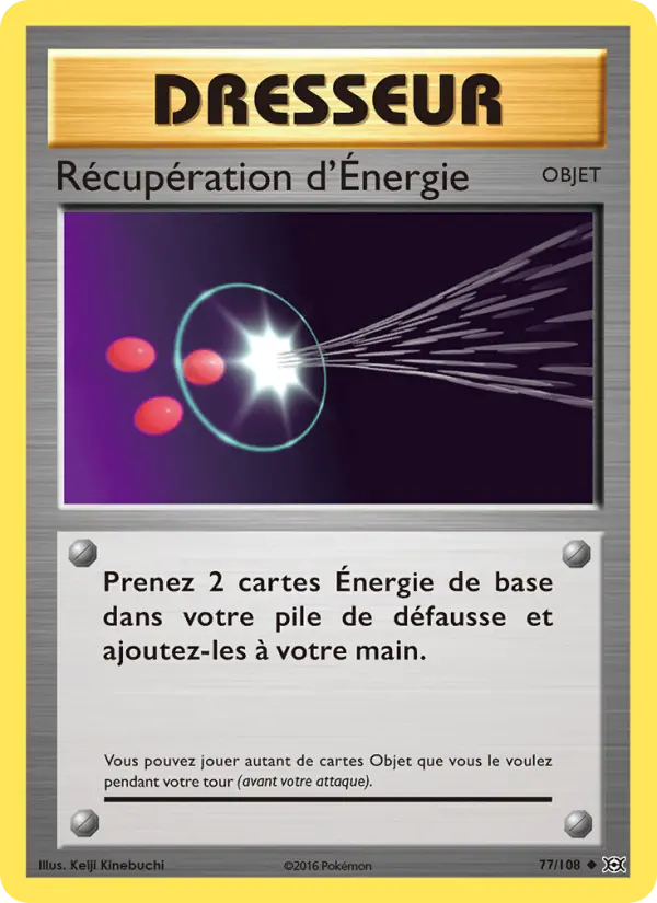 Récupération d'Énergie — carte 77 de l’extension Évolutions