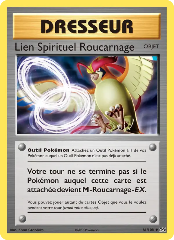 Lien Spirituel Roucarnage — carte 81 de l’extension Évolutions