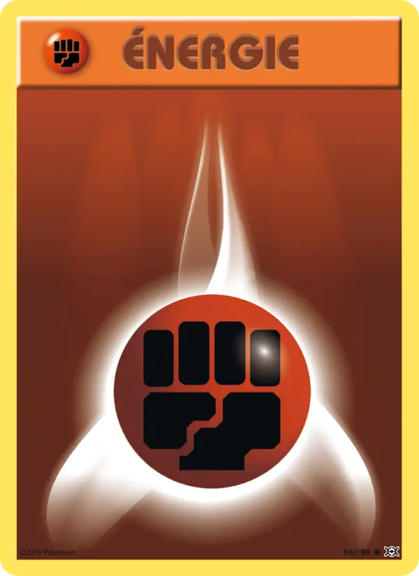 Énergie Combat — carte 96 de l’extension Évolutions