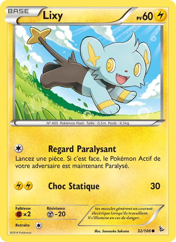 Lixy — carte 32 de l’extension Étincelles