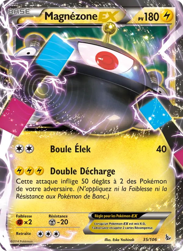 Magnézone EX — carte 35 de l’extension Étincelles